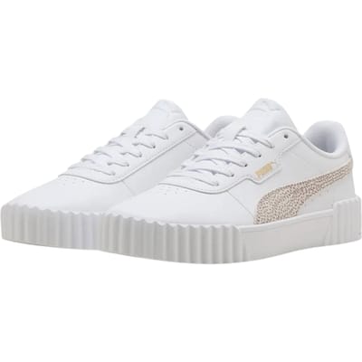 PUMA Carina 3.0 Topcat Dames Sneakers - PUMA White-Frosted Ivory