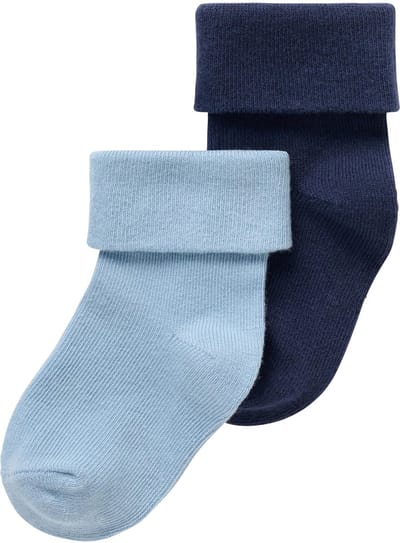 Noppies Newstead Sokjes 2 Pack - Black Iris - 3-6 Mnd