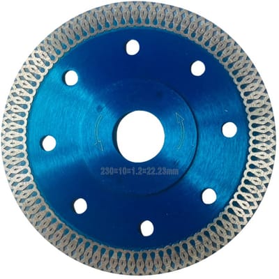 Diamant Zaagblad - Snijschijf Tegel - Hard Materiaal Zagen - Super Dun Ontwerp - 230mm - Zilver