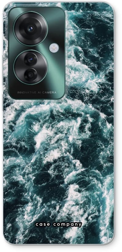 Case Company® - Hoesje geschikt voor Oppo Reno 11 F hoesje - Zee golf - Soft Cover Telefoonhoesje - Bescherming aan alle Kanten en Schermrand