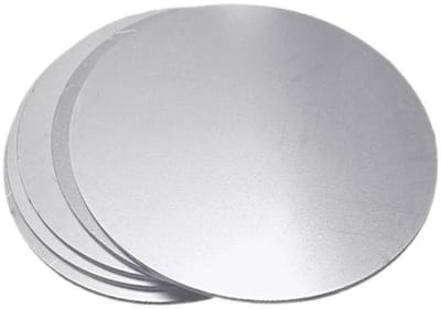 Ronde Plaat - Metaalschijf - Doe-het-zelf projecten - 304 Roestvrij staal - 50 mm diameter - Zilverkleurig