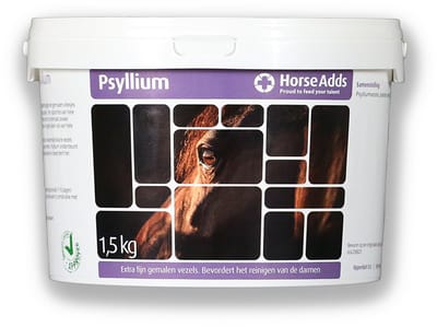 Psylliumvezels 1,5 kg - Horse Adds Paardensupplementen