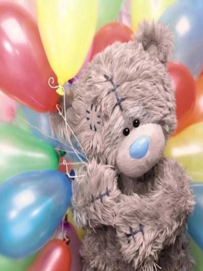 Diamond painting 30x40cm - me to you ballonnen - ronde steentjes