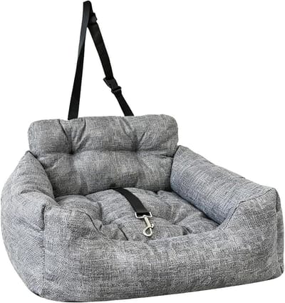 Huisdieren Autobed - Reisnest Puppy - Veilig Reizen - Ademend Waterdicht - 40x30x45cm - Meerkleurig