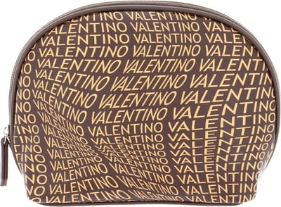 VALENTINO Toilettas Samosa Cosmetic Case Moro Bruine