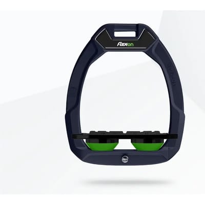 Veiligheidsstijgbeugels Plat Grip Blauw/Zwart/Groen Flex-On Safe-On