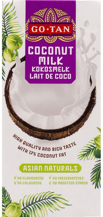Go-Tan Kokosmelk 18% vet 1 liter
