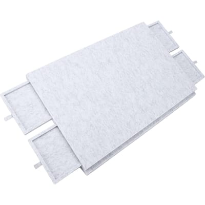 Tableau de puzzle avec couvercle anti-poussière et 4 tiroirs Station de travail portable pour puzzle Tapis en feutre pour la maison gris argent