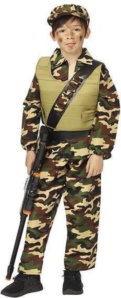 Leger kostuum - action air force met pet - Maat 116