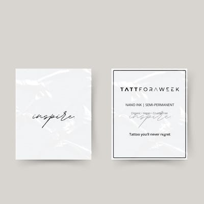 Tijdelijke tattoo inspire | Neptattoo volwassenen | Tijdelijke tattoo voor volwassenen | Temporary tattoo | Plaktattoos voor volwassenen | Neptattoos | Probeer zorgeloos een tattoo | tattforaweek