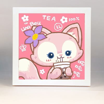 Kinderpainting 054 - Compleet pakket - 15x15 cm - Diamond painting by Wietske