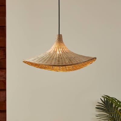 EGLO Haxey Hanglamp - E27 - Ø 50 cm - Zwart/Hout