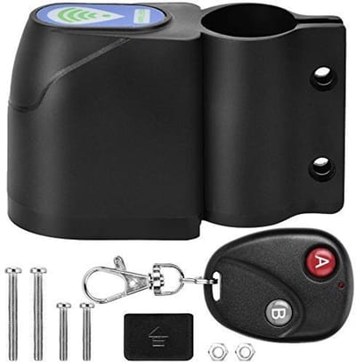 Dailygoody - Fietsalarm - Anti-diefstal Beveiliging - 110 dB Veiligheidsalarm - Compact Formaat - Vibration Sensor - Veiligheid voor Fietsers - 9 V Ba...