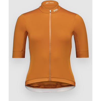 Poc Thermal Lite Korte Mouw Wielertrui Oranje S Vrouw
