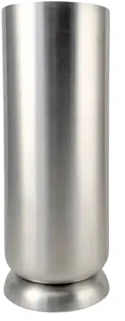XLBoom Diablo Umbrella Stand Zilver - Luxe design paraplubak van roestvrij staal – Verkrijgbaar in Pure Stainless | Soft Black | Soft Copper | Black – Ontwerp van Frederik Delbart