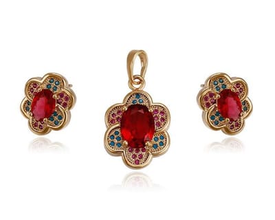 N3 Collecties Bloemvorm Sets Hoge kwaliteit charme sieraden voor vrouwen