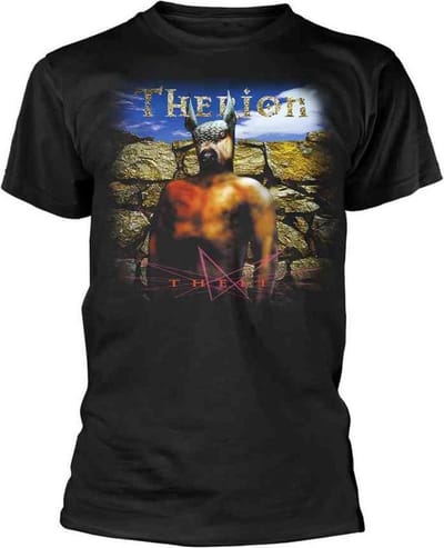 Therion Heren Tshirt -L- Theli Zwart