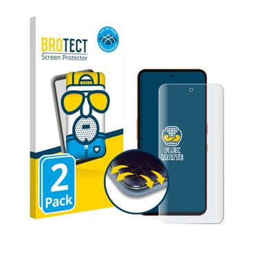 BROTECT - Screenprotector voor Nothing CMF Phone 2 Pro - Folie Beschermfolie matte volledig dekking 2 Stuks