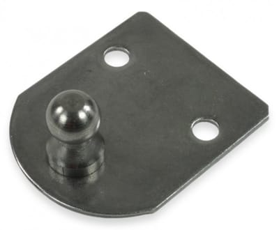 Montageplaat voor gasdrukveer 48 x 58 mm