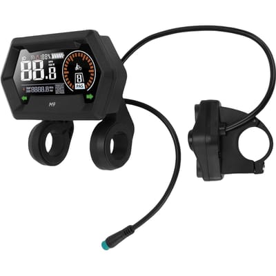 Elektrische Fiets LCD Display Meter Gevoelige Elektrische Scooter Kleurenscherm Bedieningspaneel met 5 Kernen black
