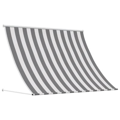 vidaXL - Zonnescherm - Antraciet - en - Wit - 400 - x - 150 - cm