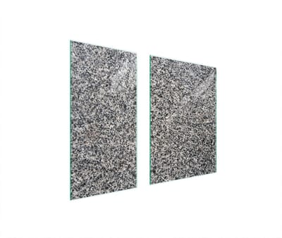 TMK ArtDeko - Serie Graniet - Glazen Beschermer - 75x52 cm - Groene Kleur