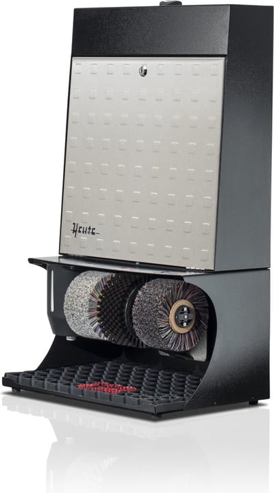 Heute Ronda 30 - Schoenpoetsmachine - Embossed V2A - Steel - Black