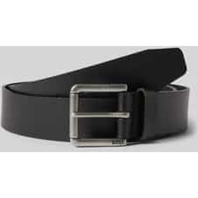 BOSS Leren Riem Joris Sz40 Leather Belt W95 Black Zwart