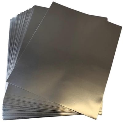 Grafietpapier Platen - Koolstofplaten - Hoge Temperatuur Toepassingen - Hoge Koolstofzuiverheid - 10 Stuks - Zwart