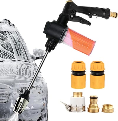 Schuimsproeier Slang - Reinigingsgereedschap Auto - Voertuigen Wassen - Drie Sproei Modi - 28 x 16 x 6 cm