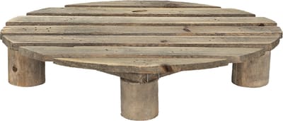 Clayre & Eef Plantentafeltje 30x24x6 cm Bruin Hout