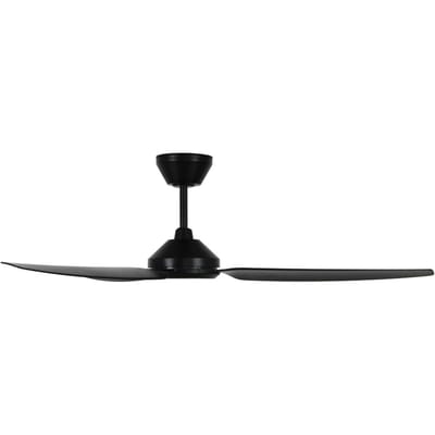 Beacon Lighting Beacon plafondventilator Polis zwart DC, stil Ø 137 cm IP55