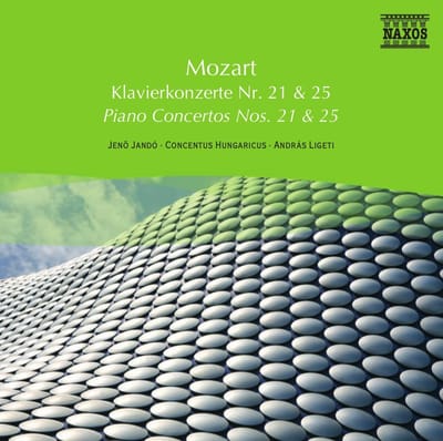 Jenö Jandó, Concentus Hungaricus, András Ligeti - Mozart: Piano Concertos Nos. 21 & 25 (CD)