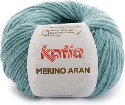 Katia Merino Aran - 86 waterblauw - Merinogaren