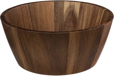Secret de Gourmet Salade schaal - Acaciahout - D28 cm - saladekom - keuken accessoires