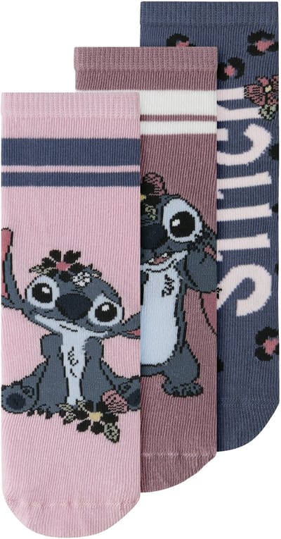 NAME IT - NMFJINEA STITCH 3P SOCK WDI - Meisjes - Sokken
