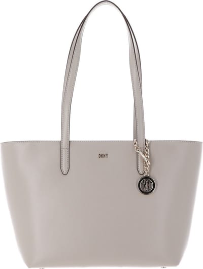 DKNY Leren Shopper Schoudertas Bryant Tote Stone Beige