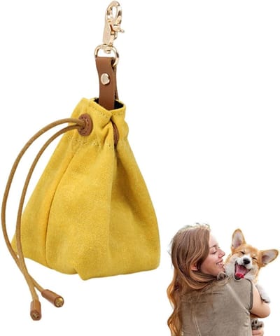 Hondentrainingstas - Snacktas Hond - Hondentraining - Snelle snacktoegang - 18 x 7 x 7 cm - Blauw