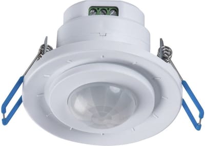 Kanlux S.A. - Bewegingssensor inbouw 360° - IP20 - PIR infrarood bewegingsmelder - 230V max. 800W - Kantelbaar - Wit