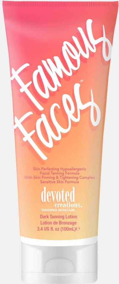 Devoted Creations Famous Faces Zonnebanklotion - 135 ml