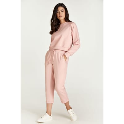 Roze Cropped Sweatpants