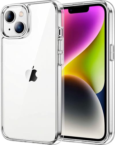 Hoesje geschikt voor iPhone 14 Plus Hoesje Transparant Anti Vergeling- Kristalhelder - Vergeeld minder snel