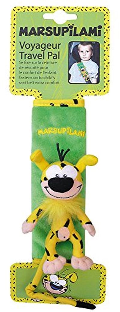 Gordelkussen Kinderen - Reisaccessoire - Zacht Reizen - Knuffelzacht Pluche - 11 x 6 x 19 cm - Meerdere kleuren