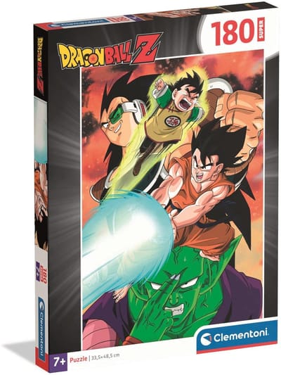 Clementoni Kinderpuzzel Dragon Ball Z - Puzzel 180 Stukjes - Legpuzzel en Educatief Speelgoed - Puzzels en Legpuzzels voor Kinderen vanaf 7 Jaar