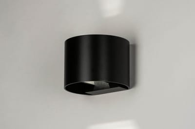Lumidora Wandlamp 73444 - Voor binnen - VEGAS - G9 - Zwart - Metaal