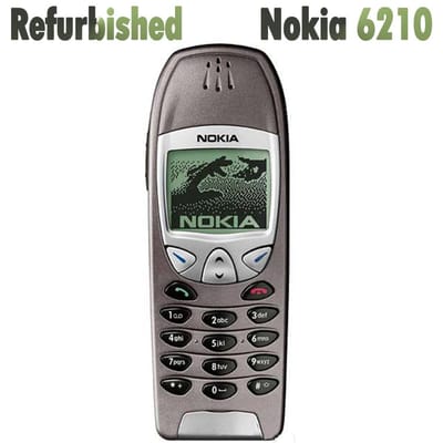 Gereviseerde Nokia Originele Nokia 6210 GSM 900 / 1800 Mobiele Telefoon Simple Set grijze kleur