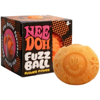 Balle Fuzz NeeDoh Squishy Balle Anti-Stress Douce Tactile Jouet Fidget pour Soulager l'Anxiété Jeu Sensoriel pour Enfants Adultes Cadeaux
