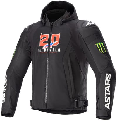 Alpinestars FQ20 Zaca Air Monster Jas Zwart Wit - Jas