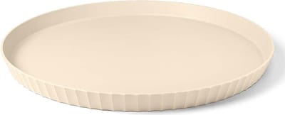 Serveerschaal - Dienblad - Atena - Kunststof - Beige - ø 40 x H 3 cm