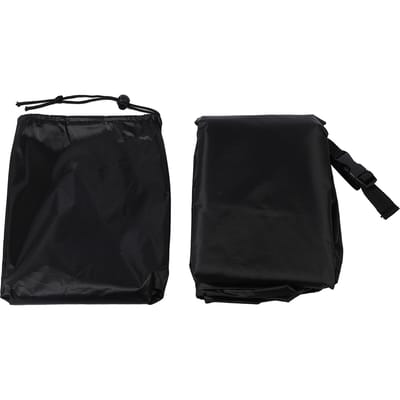 Stofhoes voor tuinmeubelen 420D Oxford-doek Waterbestendig Afdekhoezen voor buitenmeubelen met vier 87 X 87 X 77cm / 34.3 X 34.3 X 30.3in black